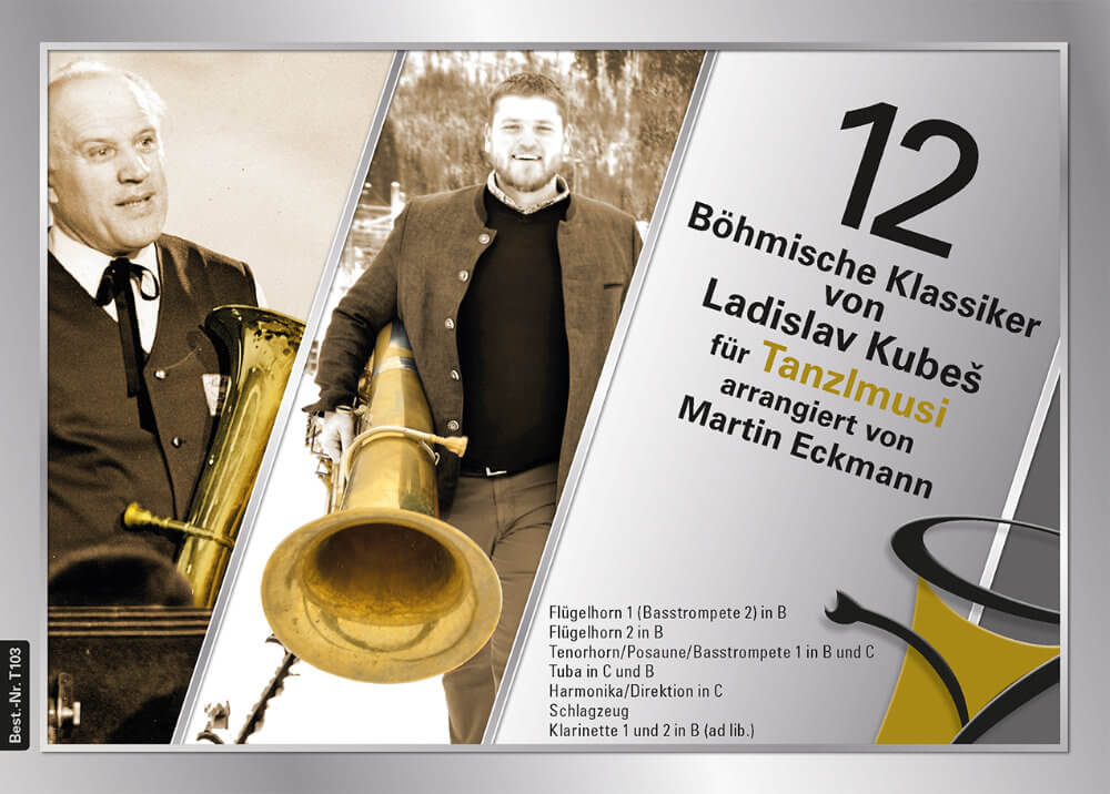12 Böhmische Klassiker von Ladislav Kubeš für Tanzlmusi