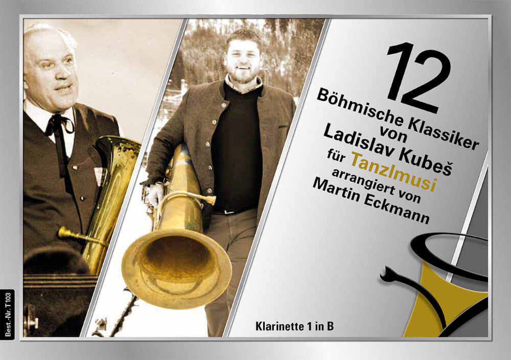 12 Böhmische Klassiker von Ladislav Kubeš - Klarinettenstimmen
